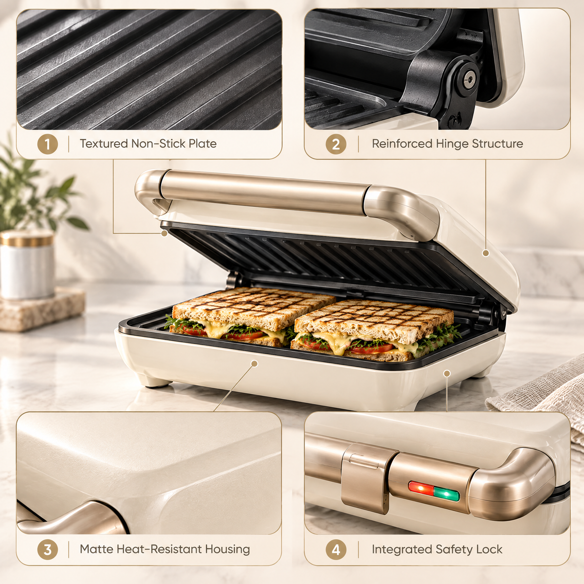 Avelneth™ Compact Sandwich Press