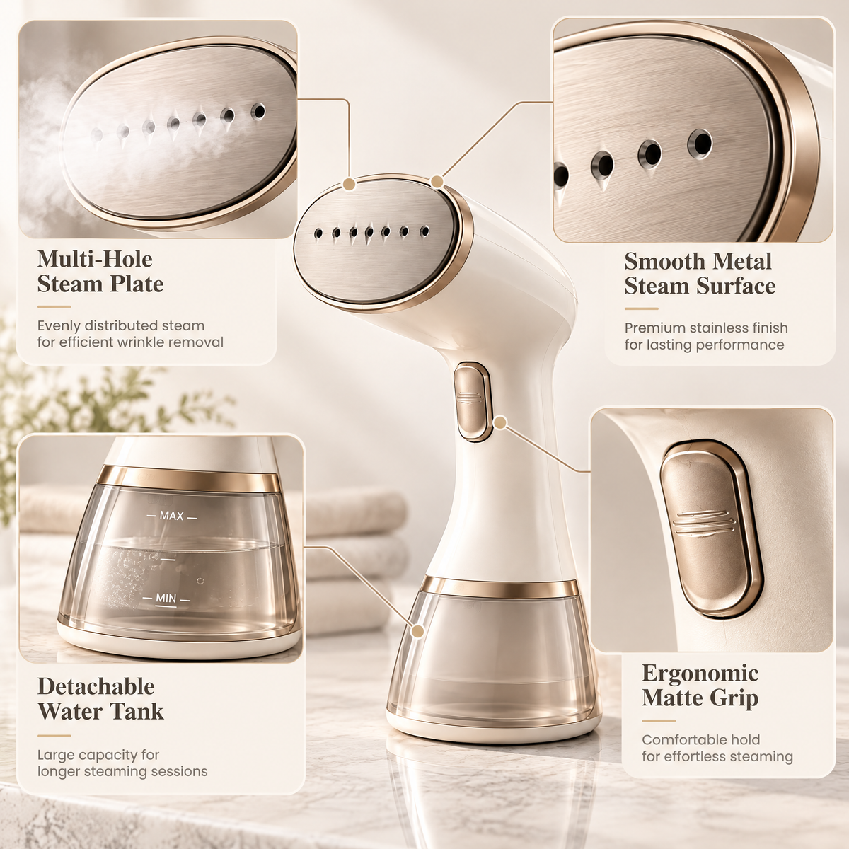 Avelneth™ Handheld Garment Steamer