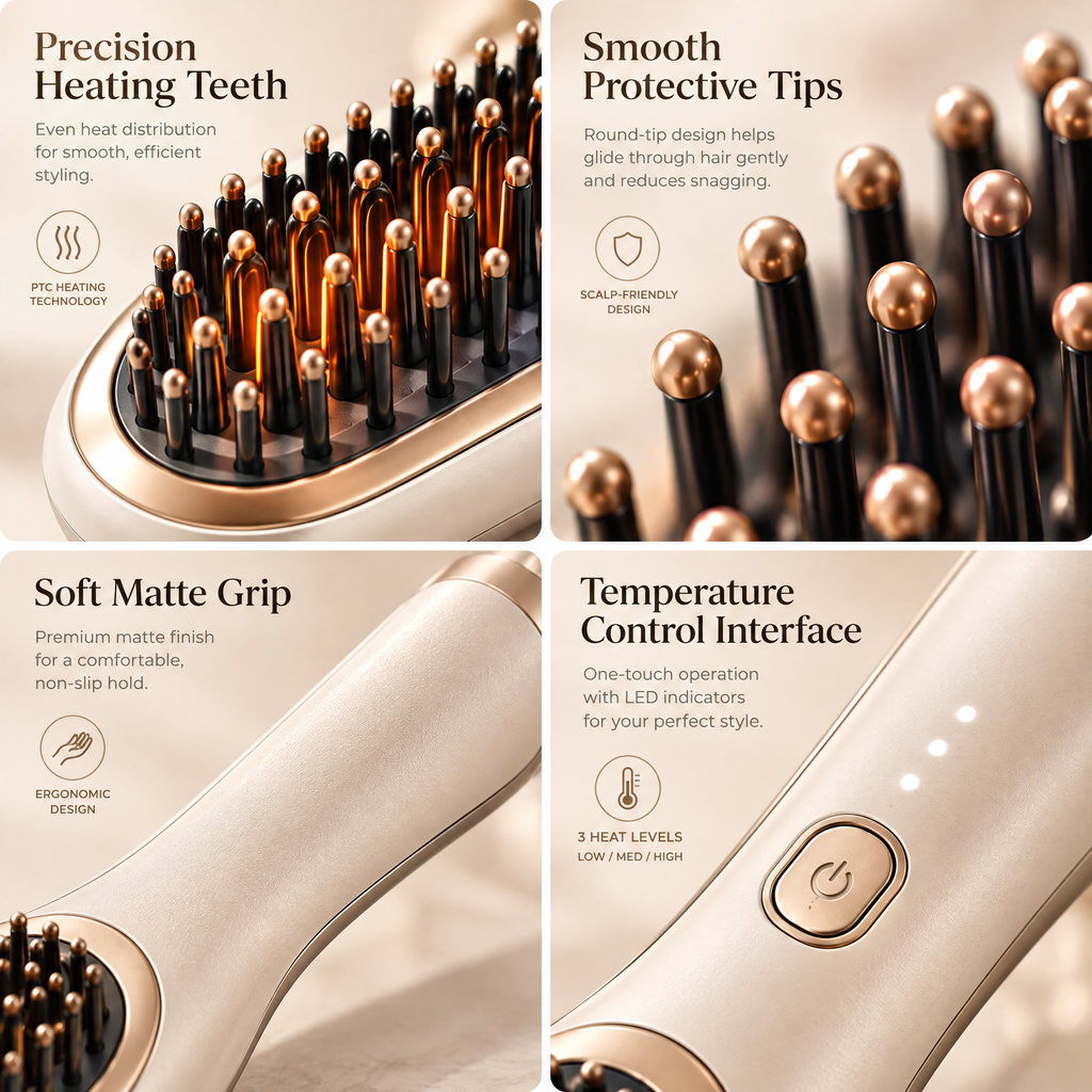 Avelneth™ Heated Smoothing Brush